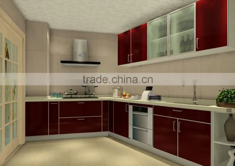 Red color LCT Board for kitchen cabinet ,furniture
