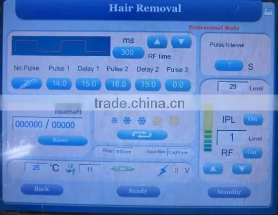 IPL SHR with RF for hair removal and skin rejuvenation
