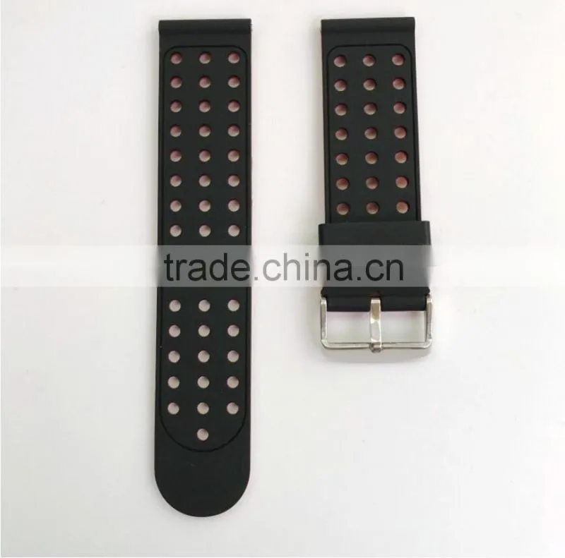 Double Color Men Women Sport Watchband Silicone Rubber Strap Watch Band For Samsung Gear S3 Replacement Watchbands