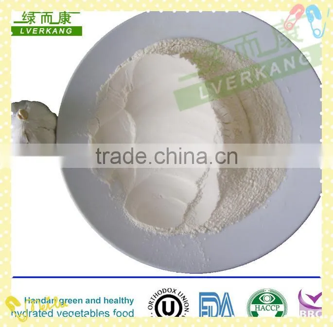 Milky white dried garlic baked powder, good garlic powders from Yongnian, China
