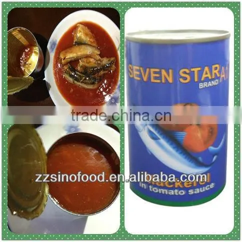 155g Tins Canned Mackerel in Tomato Sauce