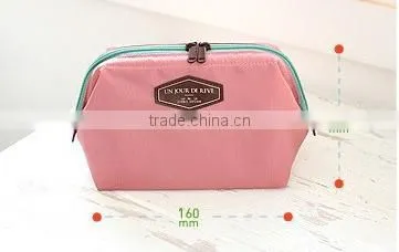 Hot selling cheap fashion canvas cosmetic bag, cheap personalized cosmetic bag