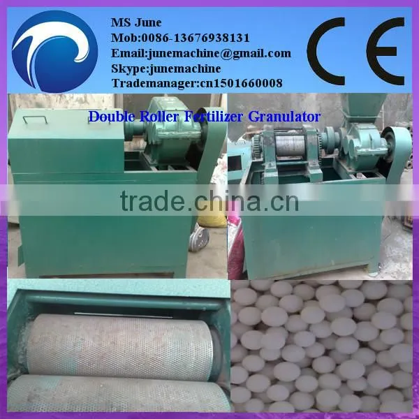 double roller organic fertilizer granulation with competitive price skype:junemachine