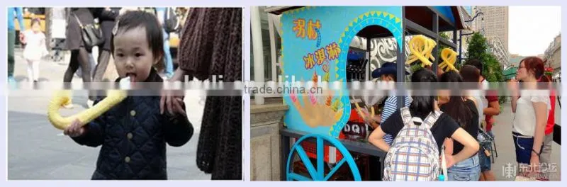 2015 best selling Ice cream filling puffing machine for stick house puff machine