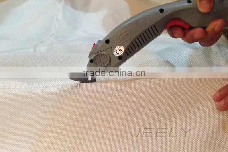 1600Denier Fiber 290g/m2 Tear Resistant Plain UHMWPE Woven Fabric Raw White Cut-resistant Reinforce UHMWPE Cloth