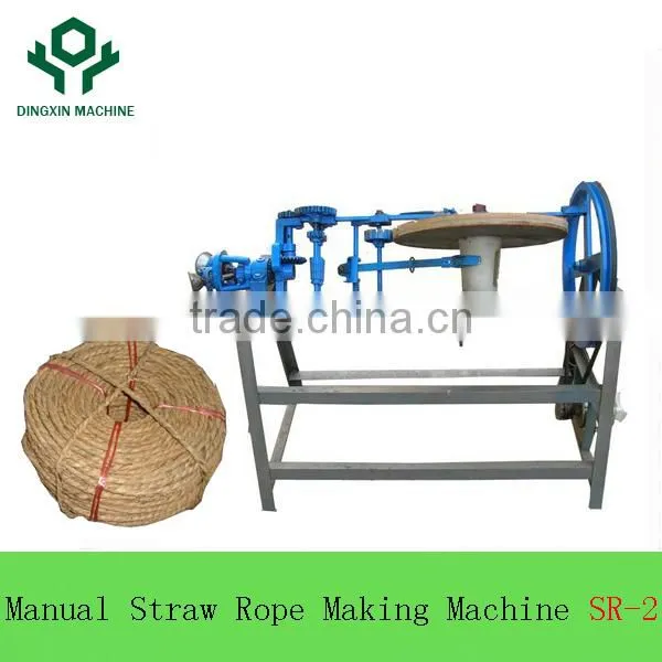 2017 Simple Structure farm tools Semi Auto Rice Straw Rope Spinning Machine