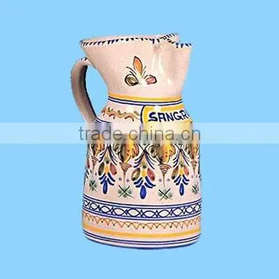 decorative ceramic spanish sangria pitchers