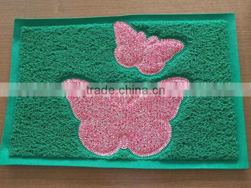 HOT!!! Welcome PVC door mat/PVC coil vinyl loop mat