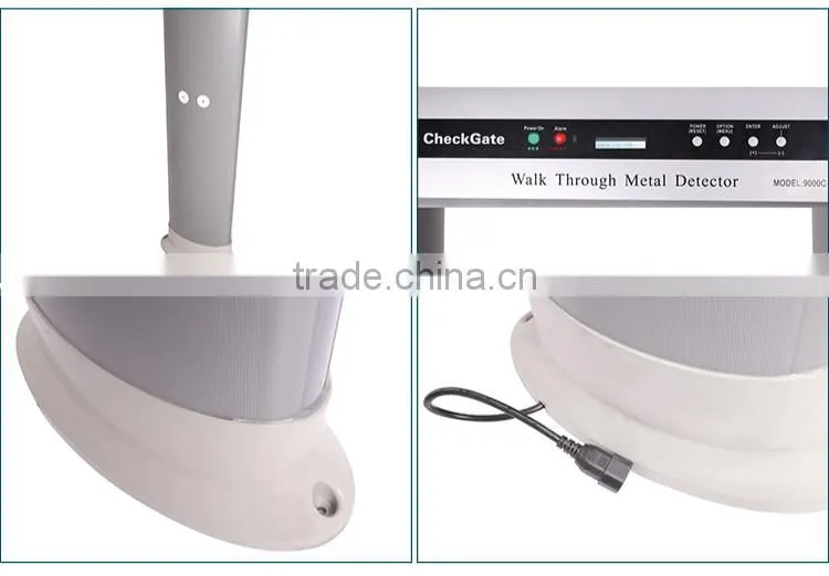Multi-zones walk through metal detector door scanner gate JH-9000C