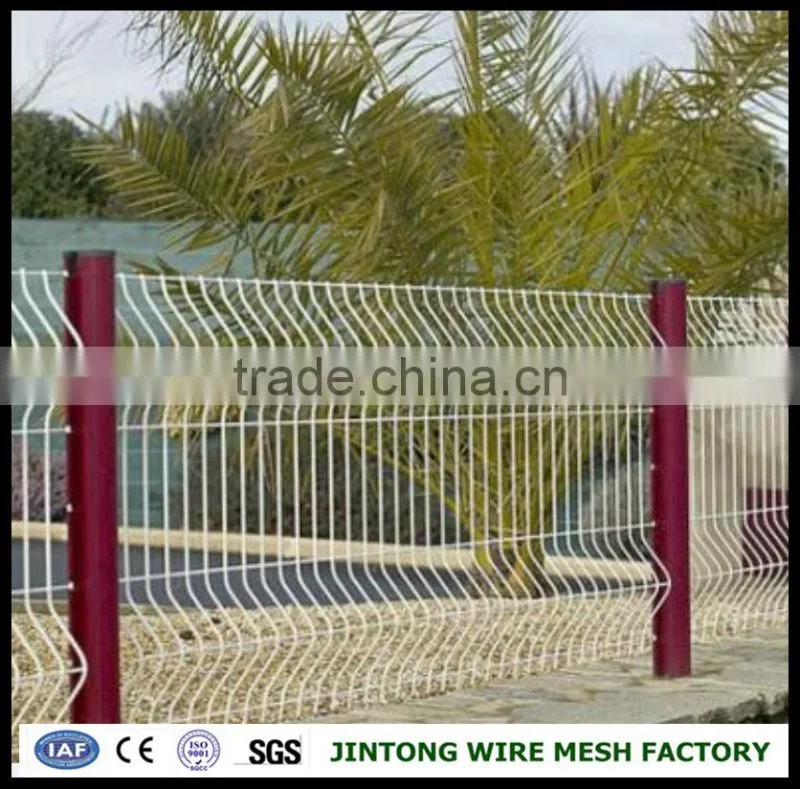 metal fence posts/garden landscaping fence/3d fence panel