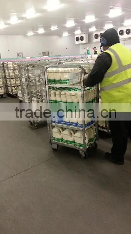 Multi functional milk trolley cart for display/transport