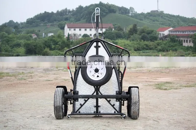 Folding style motorcycle trailer