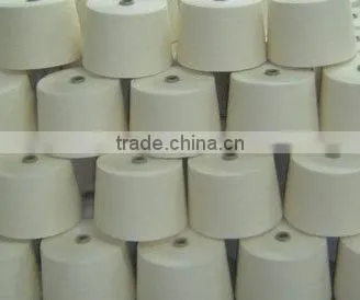 raw white natural Indian long staple cotton Ne 3/10 yarn twine rope