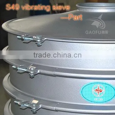 Rotary vibratory shaker for China clay powder