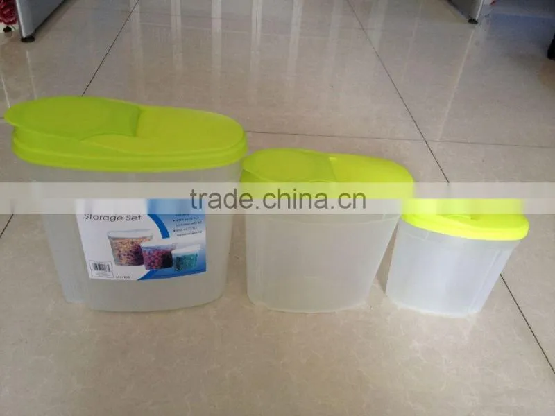 3pcs Food Cereal Storage Container Set,3pc storage set,pet food storage