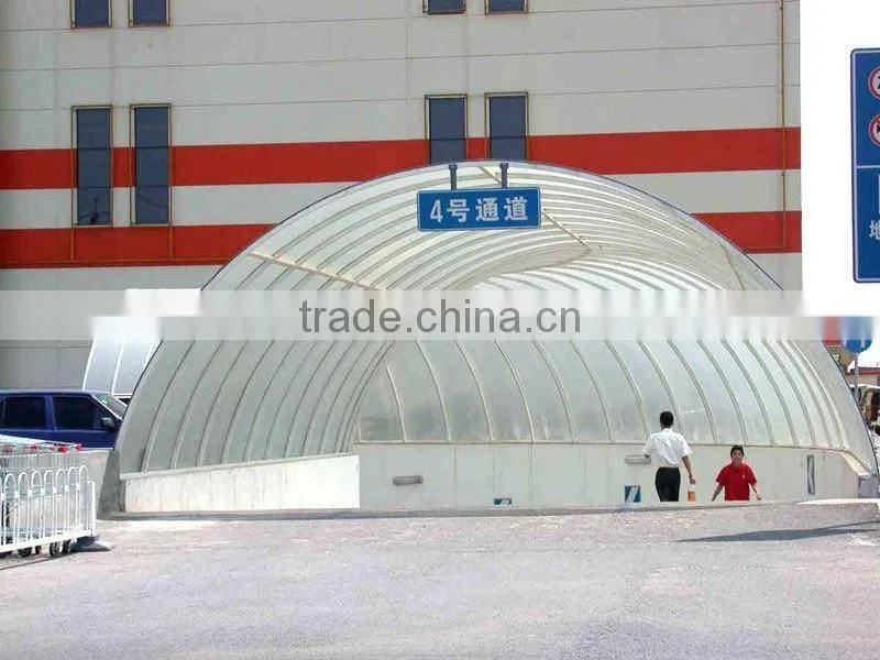 Clear and Crstal polycarbonate hollow sheet with 10 years warranty