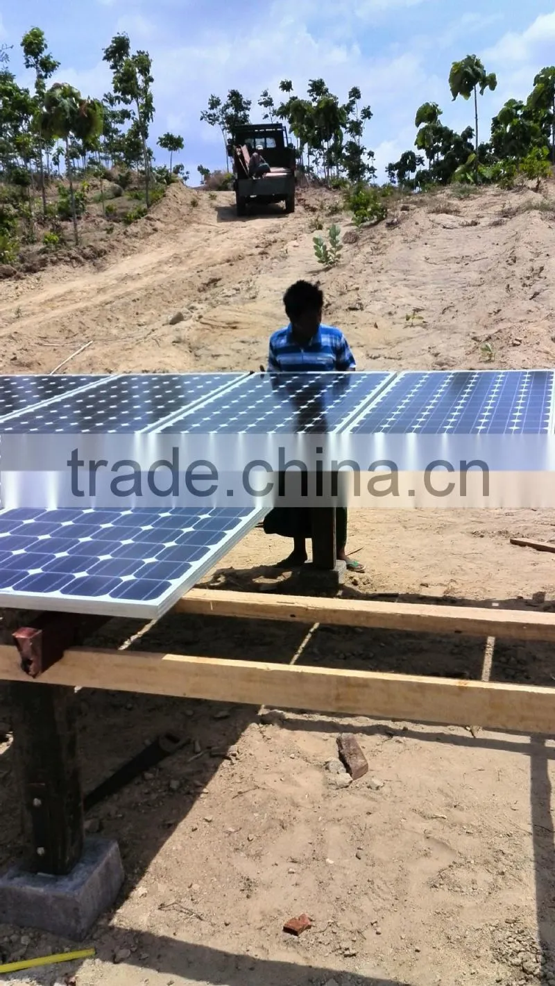 130W solar panel PV module apply to solar generator system