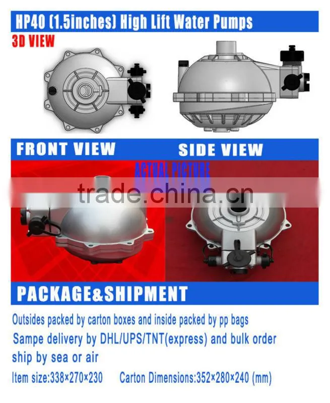 High Lift Pump(1.5 inches) with Aluminum material power steering pump for truck