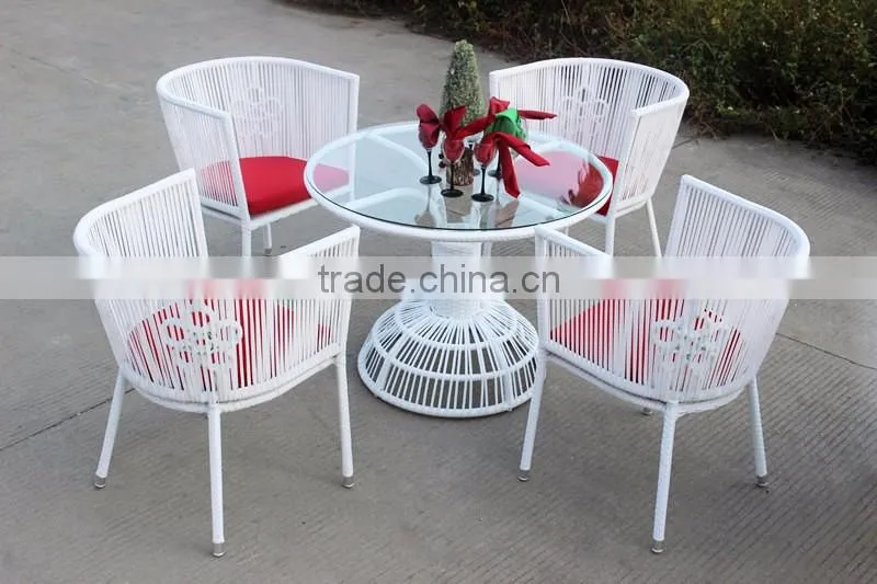 Hot Sale Rattan Cube Home Furniture Coffee Table Set