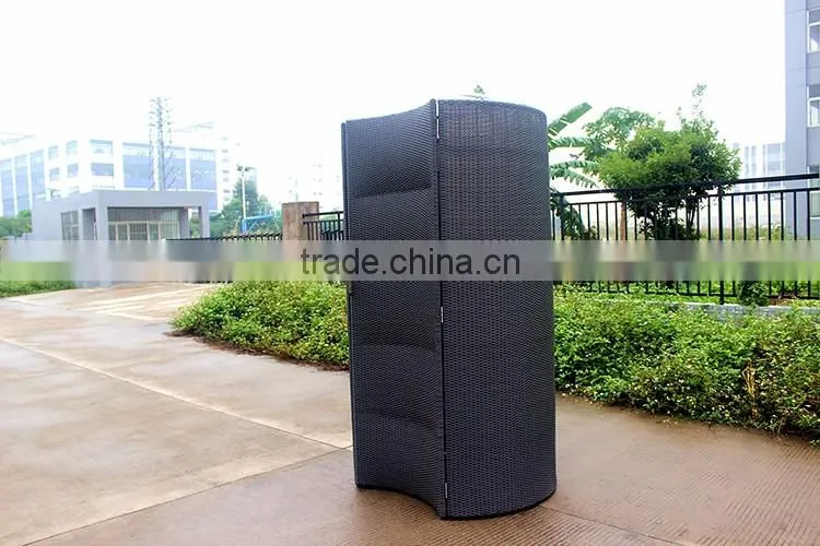 Outside Rattan Shelter Shower Room
