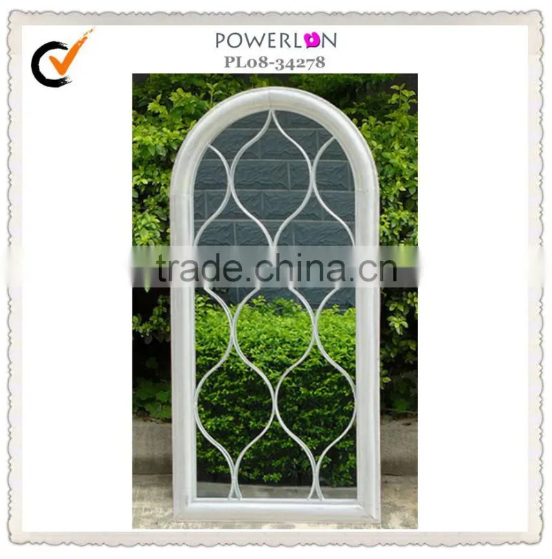 2015 vintage outdoor decorative iron mirror wall