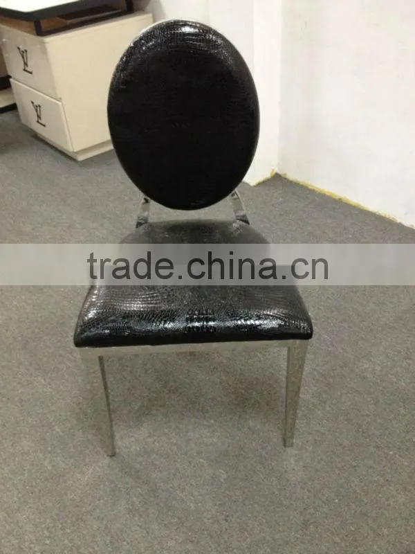 Luxury living room Furniture stainless steel chairs