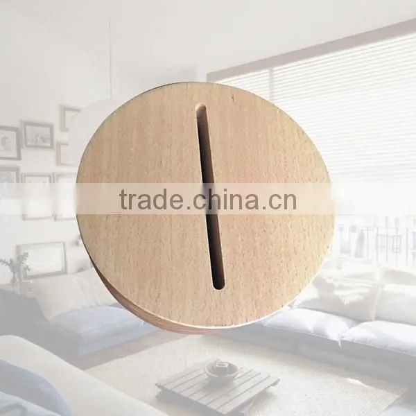 Hot New Products Wooden Crafts Base Pedestal Lamp Base Accept Customize