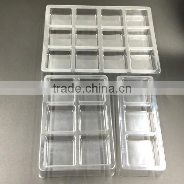 High quality custom logo printing clear plastic packaging box,pet pp pvc box