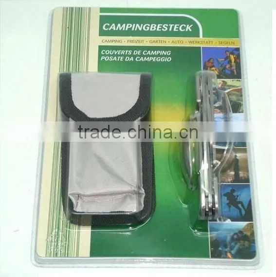 Multi-fuction Camping Cutlery stock, outdoor item stock
