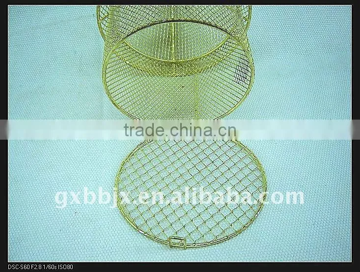 Gold iron wire decorative small mushroom craft