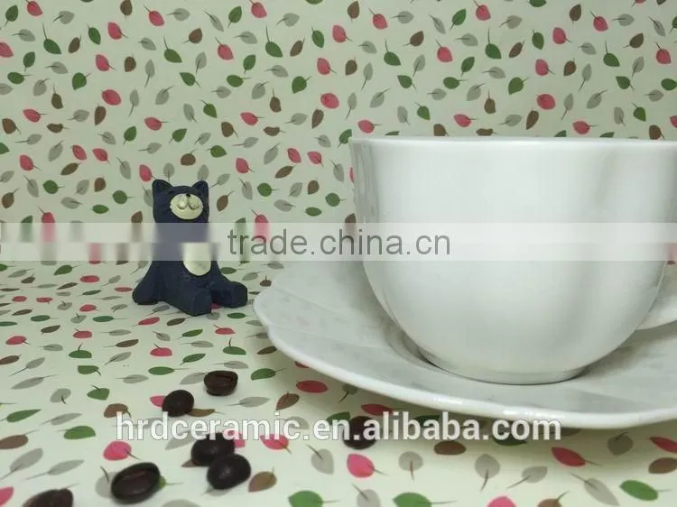 Stocked coffee mug with dish