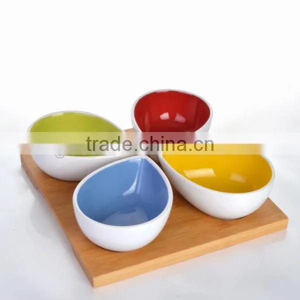 Food grade colorful kitchen ware porcelain,ceramic dishes for restaurant