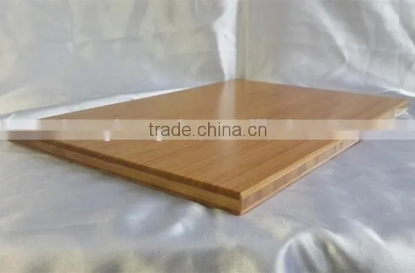 Finished side pressed 3-ply bamboo solid panels 12 mm