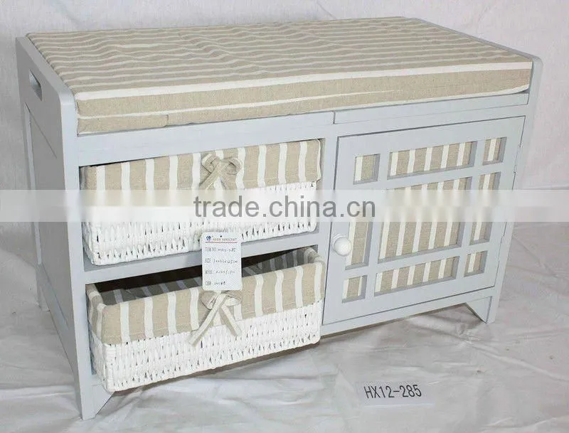 Storage Bench Seat With Drawers