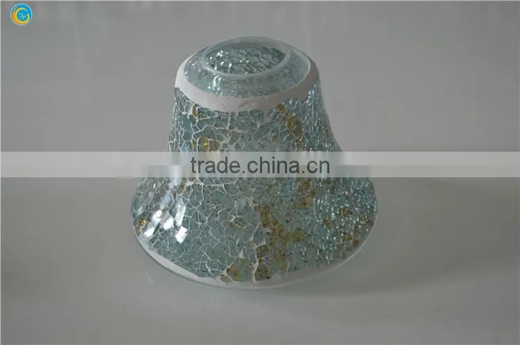 small glass oil lamp for candle mosaic table lamp