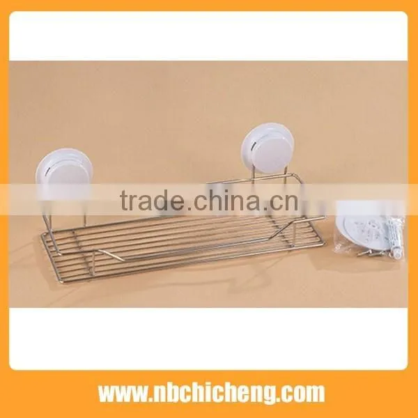 High quality cosmetic rack bath suction toiletries shelf