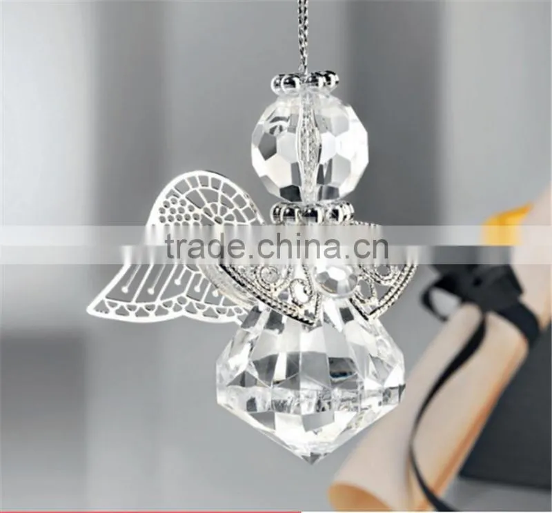 acrylic diamond craft angel hanging wedding decoration gifts for guests