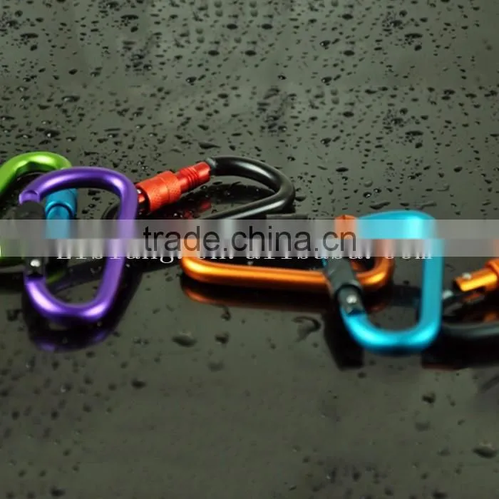 50KG load bearing different shape professional outdoor activity safety carabiner