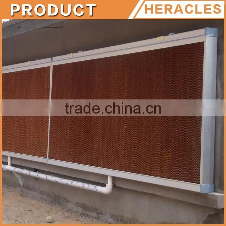 Heracles Wet Curtain Paper Cooling Pad chicken farm cooling pad on sale