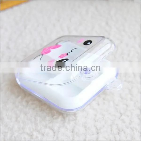 custom promotional 4 compartment plastic pocket pill box,custom cartoon plastic pill box,custom plastic pill box supplier