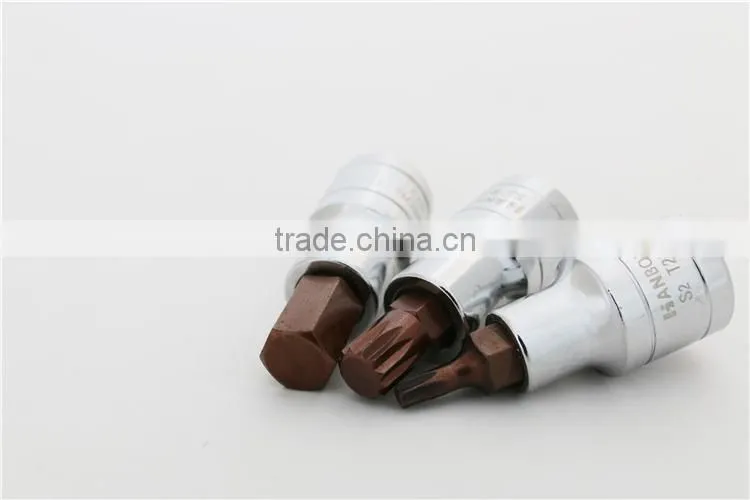 Pattern screwdriver sleeve, Flower Screwdriver Socket,12.5MM Screwdriver Socket