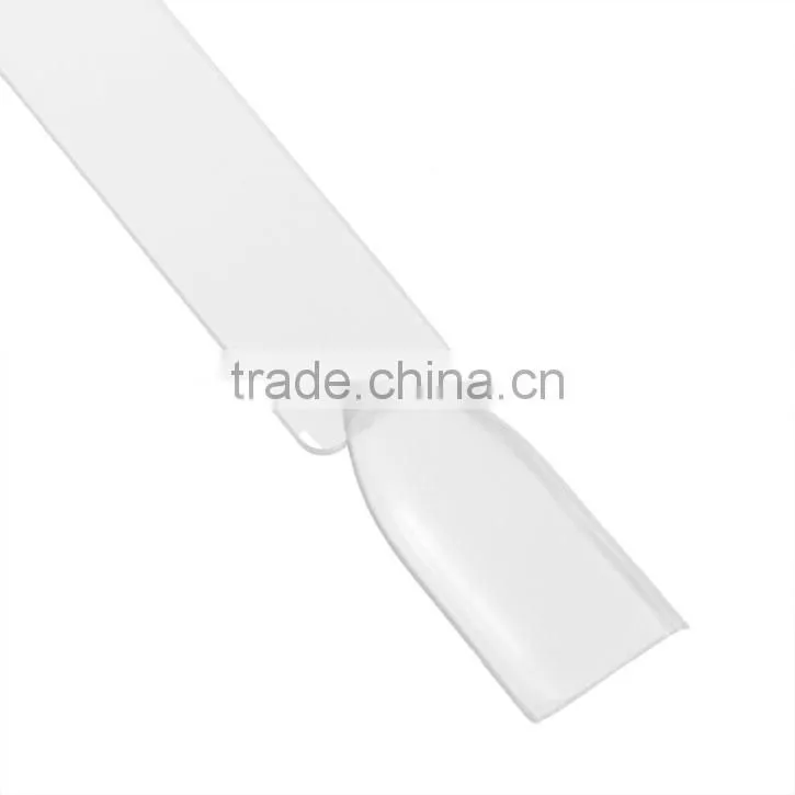 50 Transparent False Nail Art Tips Stickers Display Practice Fan Board