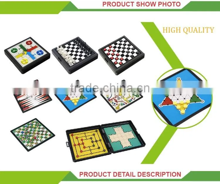 Intelligence toys magnetic chess game kid play chess game now