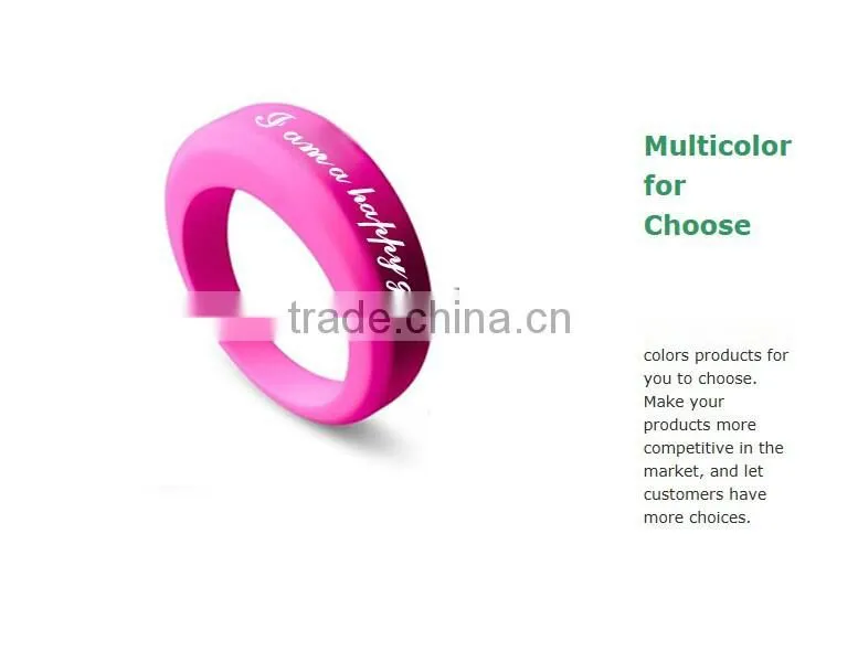 Eco-friendly Fashionable Silicone Ring business gift jewellry