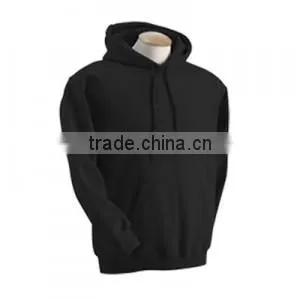 Black Wholesales Pull Over Hoodies cotton/poly fleece 2014 Model