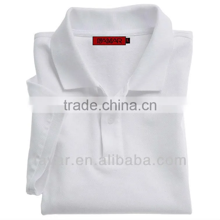 blank sublimation black 65%cotton 35%polyester fabric work T-shirt