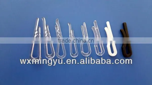 High Quality Transparent PS Plastic Shirt Packaging Clips For Clothes