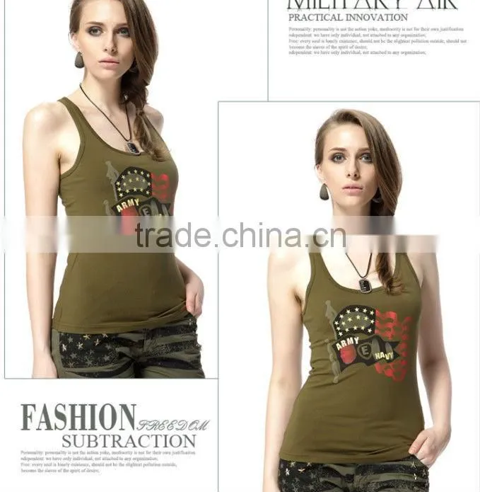 Newest wholesale manufacture design women's cotton tank top