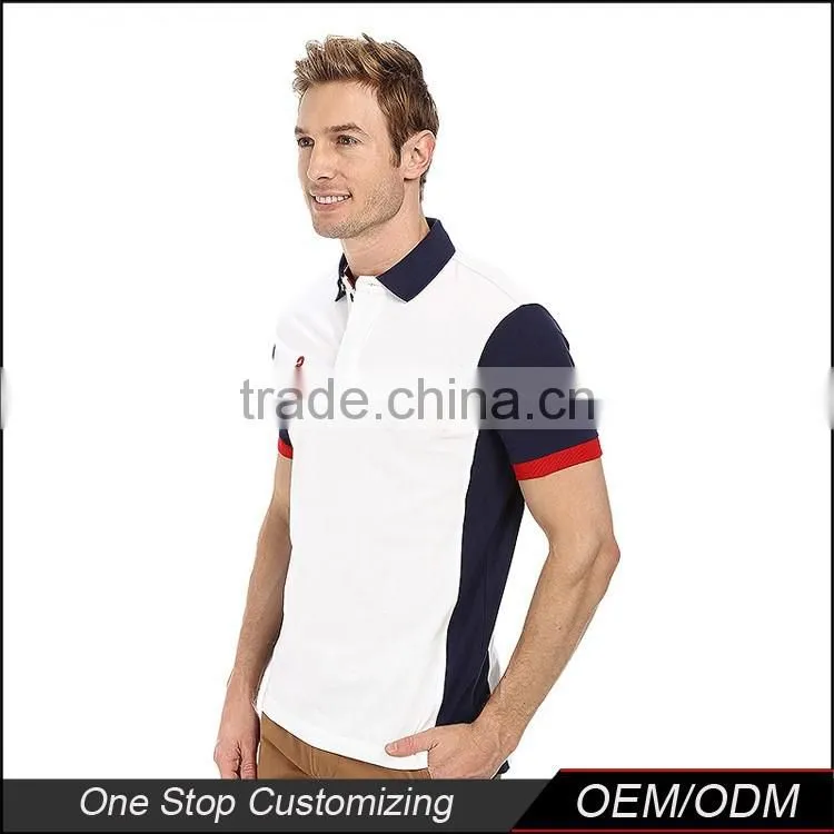 Popular men polo style embroidered polo shirt cotton custom polo shirt design