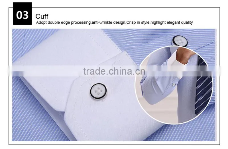 Men's Business slim fit long sleeve shirt of good quality (DSHM104)